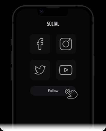 Phone mockup social medias